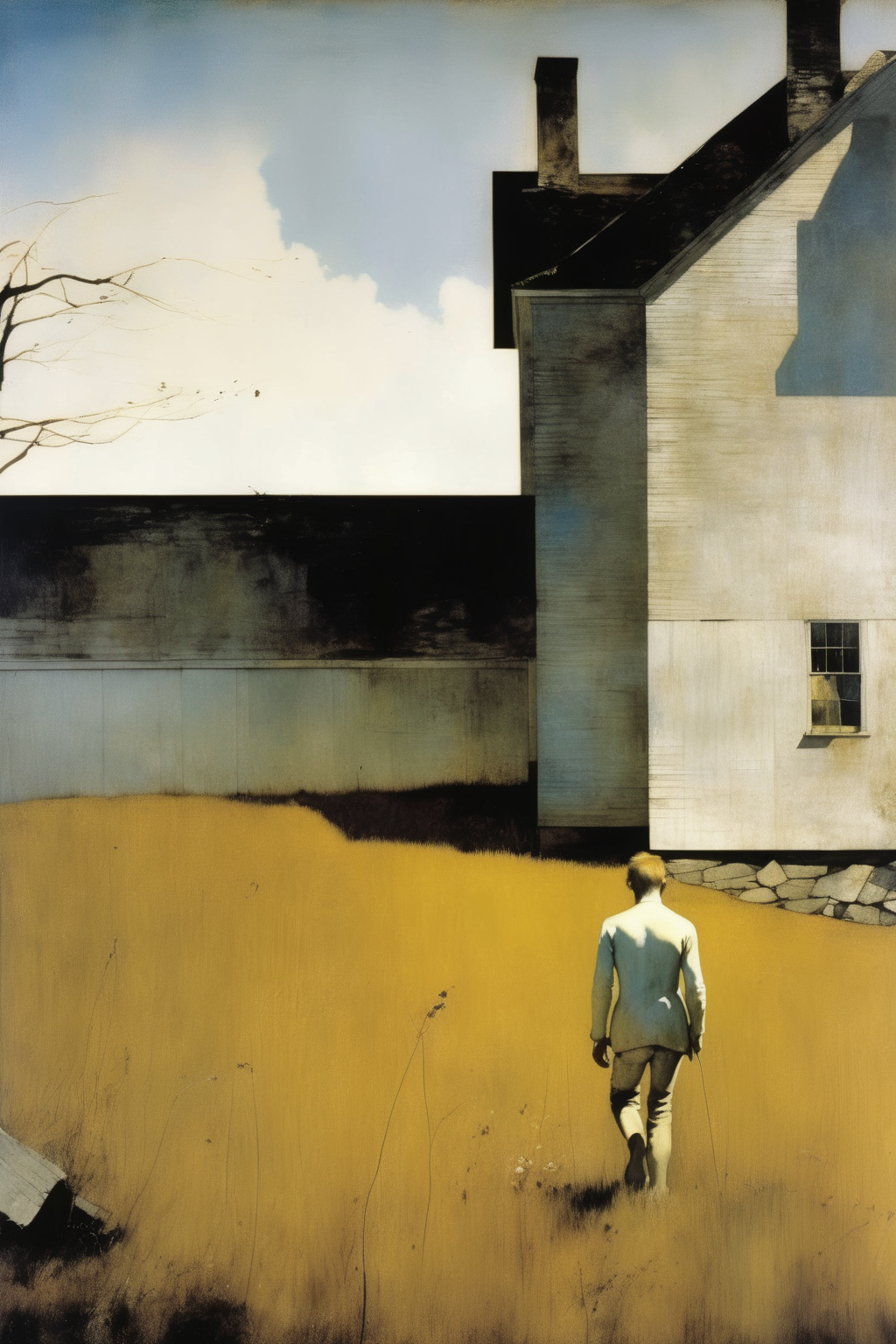 00512-766701127-_lora_Andrew Wyeth Style_1_Andrew Wyeth Style - Houses spy on men who run after women. The afternoon might be blue, there weren'.png